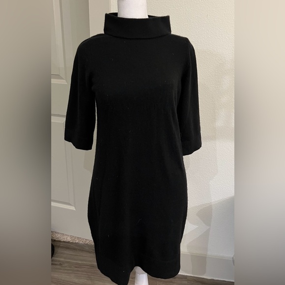 Vince Sweaters - Black Turtleneck cashmere Vince Sweater Dress